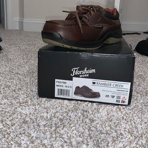 Men Oxford Composite Toe - Work Shoe - Extra Wide